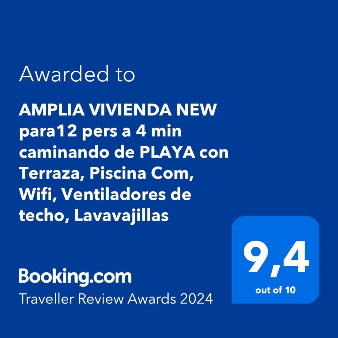 Casa Playa: Spacious 12-Person Retreat with Pool and Beachside Comfort Roquetas de Mar Exterior photo